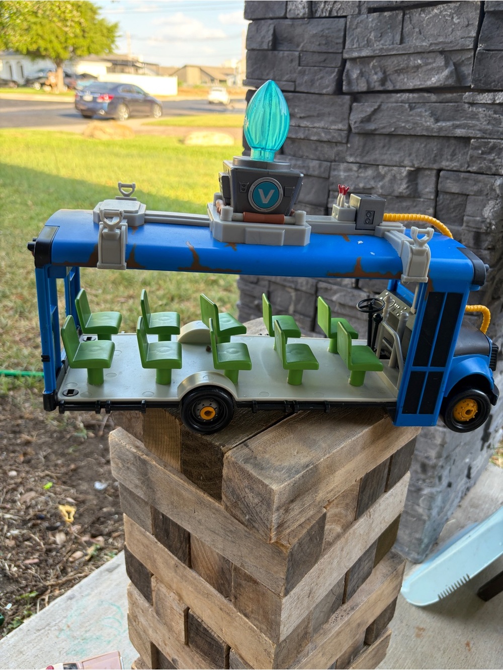 2020 Fortnite Battle Bus Deluxe Vehicle by Jazwares